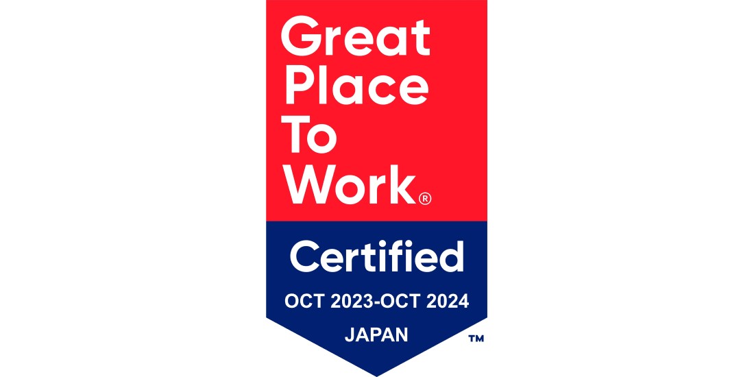 GPTWジャパンの「働きがいのある会社」調査で認定されました。 